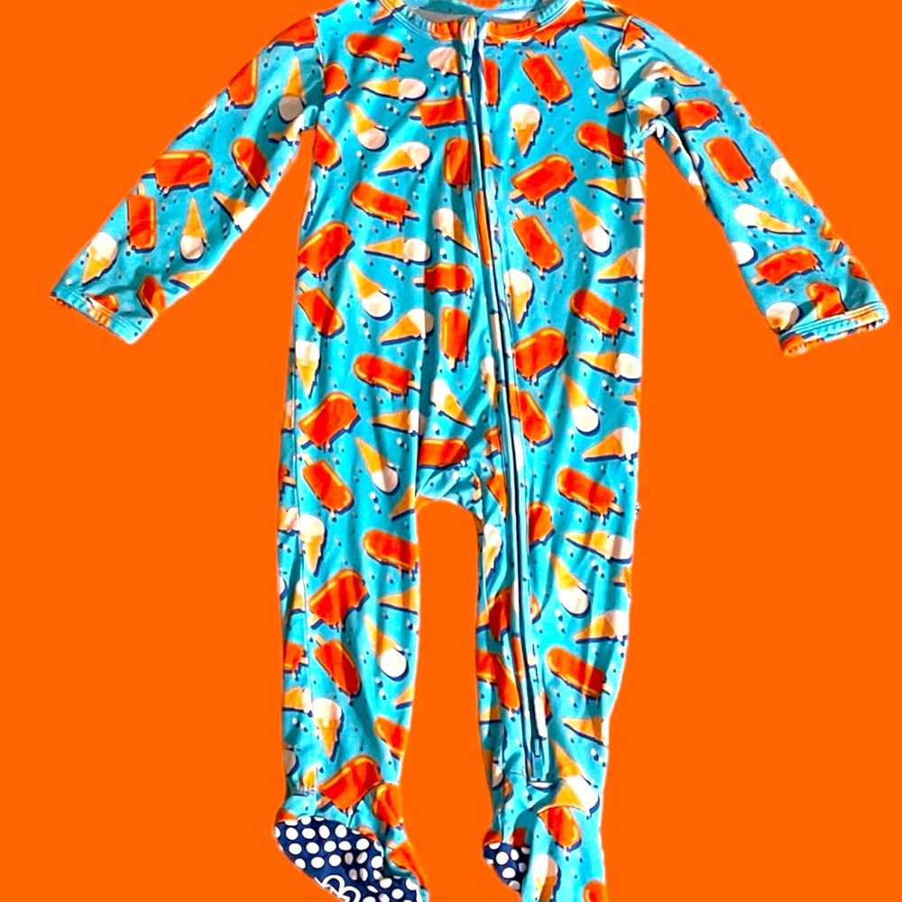 18-24 Months Little Bum Bums Dreamsicle Bamboo Zippy